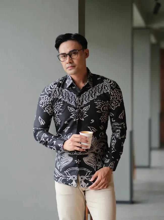 Detail tekstur batik Pabrik Batik Sragen
